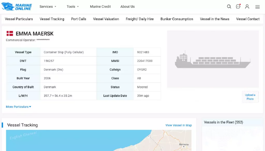 marine online vessel tracking