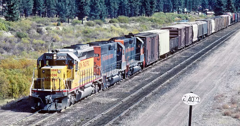 Union Pacific freight train