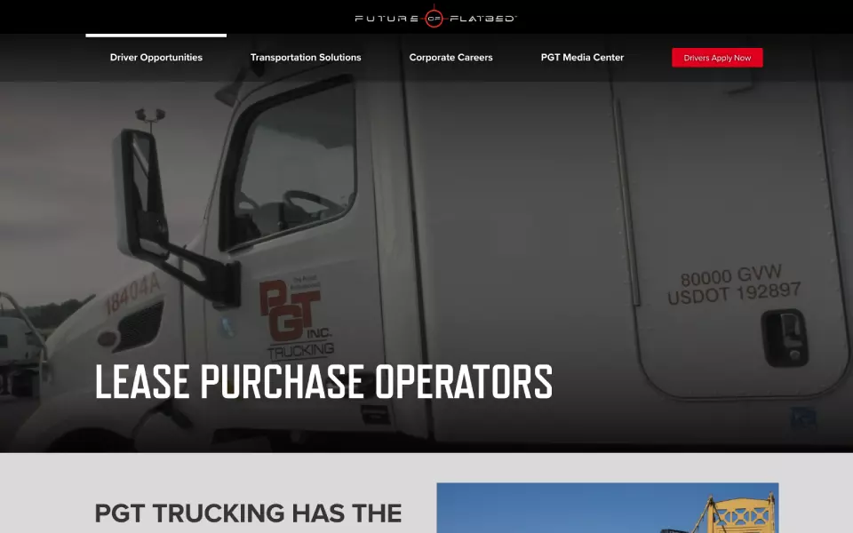 lease-to-own pgt trucking