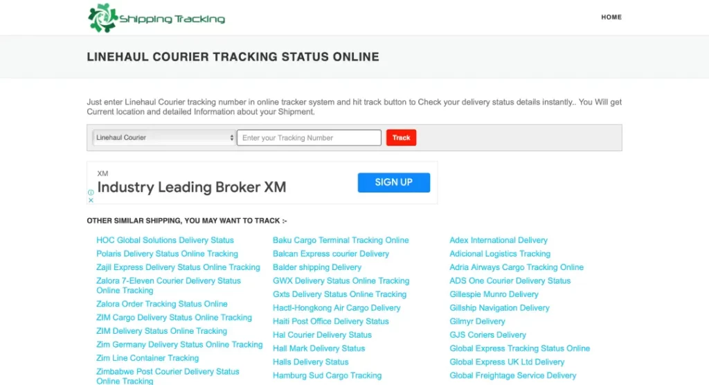 tracking shipping