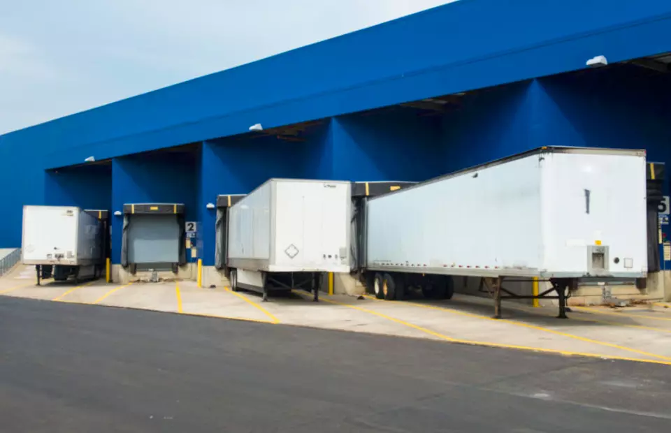 drop trailers at a facility