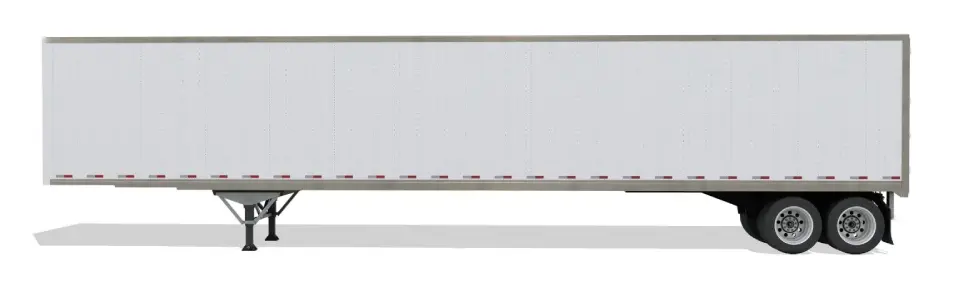 dry van trailer dimensions